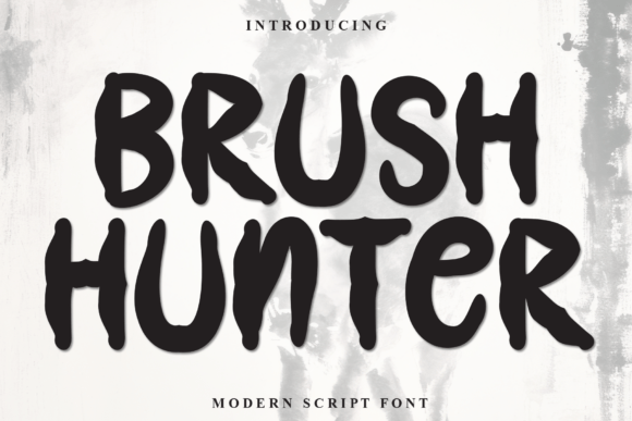 Brush Hunter: A Display Font That Makes Small Business Branding Feel Effortless