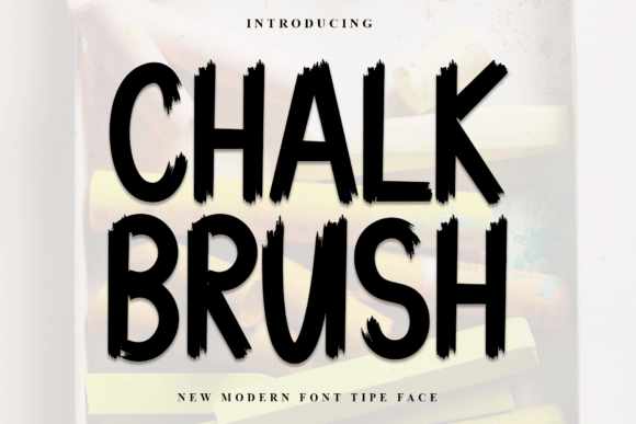 Chalk Brush: A Warm and Playful Display Font for Branding