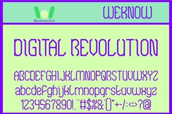 Digital Revolution Font: A Powerful Tool for Modern Marketing