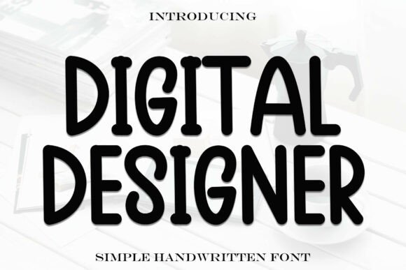 Digitaldesigner: A Bold Display Font for Digital Branding