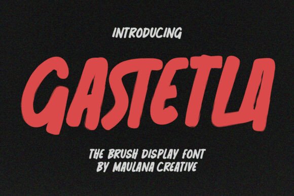 Gastetla: A Bold Display Font for Scroll-Stopping Campaigns