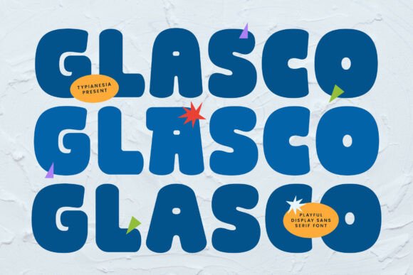 Glasco: A Playful Display Font That Makes Campaigns Pop