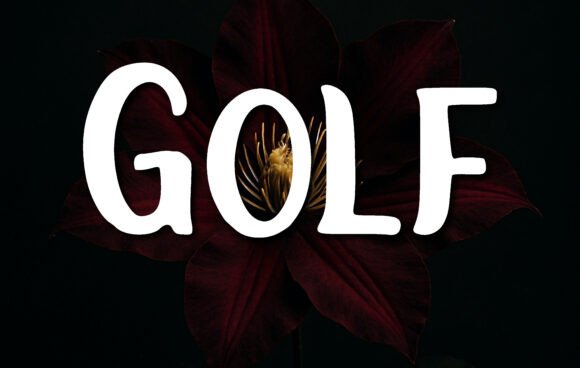 Golf: A Display Font for Editorial Impact