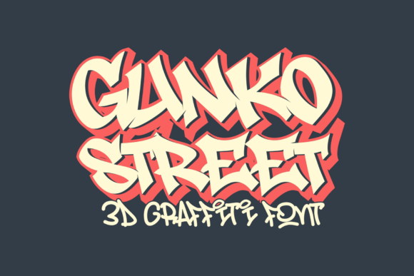 Gunkostreet Regular: A Graffiti-Inspired Typeface for Street Culture