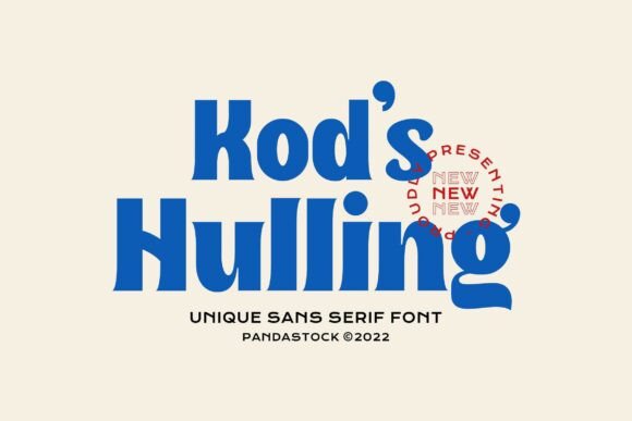Kod S Hulling: A Font That Speaks with Groovy Confidence