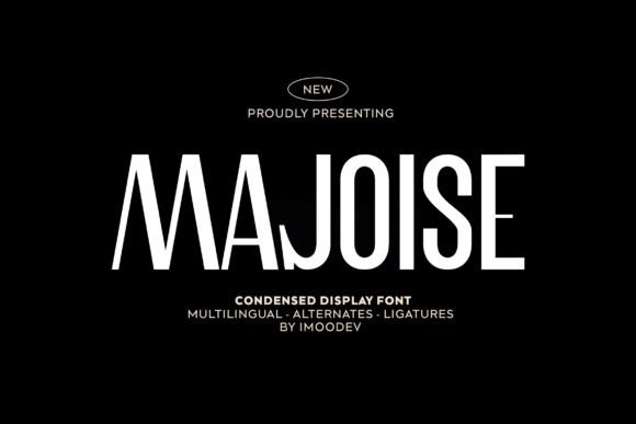 Majoise: A Bold Display Typeface for Modern Web Design