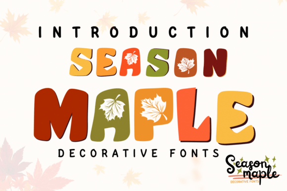Season Maple: A Display Font for Impactful Digital Design