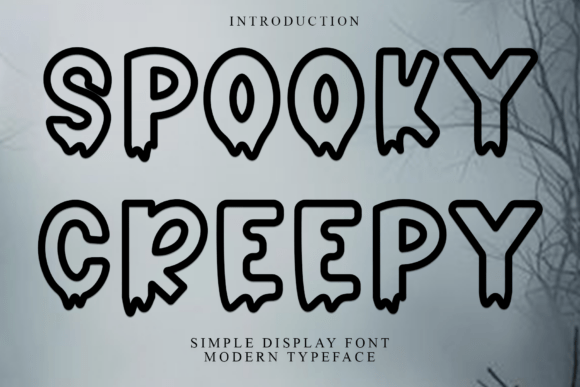 Spooky Creepy Display Font: A Subtle Edge for Web Design