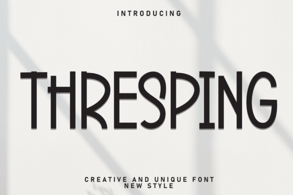 Thresping: A Font That Adds Personality to Your Web Design