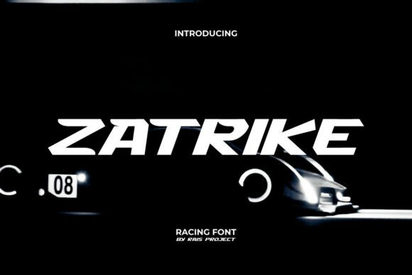 Zatrike: A Bold Typeface for Dynamic Editorial Design